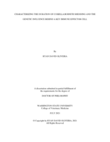 Characterizing the duration of Coxiella burnetii shedding and the genetic influence behind a key immune effector cell