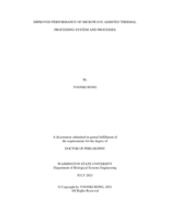 Improved performance of microwave assisted thermal processing system and processes