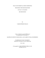 POLLUTANTS REMOVAL FROM COMPOSTING PROCESSES USING BIOCHAR FROM LOCALLY AVAILABLE BIO-RESOURCES