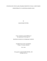 INVESTIGATING THE PLASMA PHARMACOKINETICS OF ORAL CAPECITABINE CHEMOTHERAPY IN CARCINOMA-BEARING DOGS