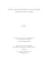 FUTURE OF WIRELESS SENSOR SYSTEM-ON-CHIPS: VOLTAGE-BASED VS. TIME-BASED SENSING TECHNIQUES