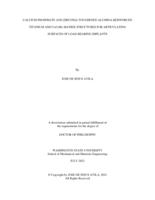 CALCIUM PHOSPHATE AND ZIRCONIA TOUGHENED ALUMINA REINFORCED TITANIUM AND CoCrMo MATRIX STRUCTURES FOR ARTICULATING  SURFACES OF LOAD-BEARING IMPLANTS