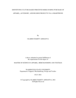 IDENTIFYING CULTURE-BASED PERCEIVED RISKS DURING PURCHASE OF APPAREL, ACCESSORY, AND/OR SHOE PRODUCTS VIA A SMARTPHONE