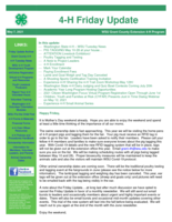 4-H Friday Update, May 7, 2021