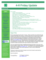 4-H Friday Update, January 22, 2021