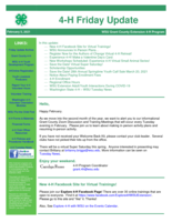 4-H Friday Update, February 5, 2021