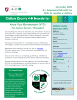Clallam County 4-H Newsletter, December 2020