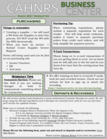 CAHNRS Business Center Newsletter, March 2021