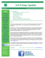 4-H Friday Update, April 30, 2021