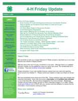 4-H Friday Update, October 9, 2020