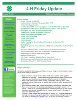 4-H Friday Update, January 15, 2021