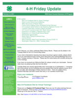 4-H Friday Update, February 12, 2021