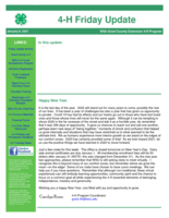 4-H Friday Update, January 8, 2021