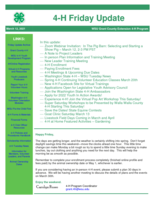 4-H Friday Update, March 12, 2021