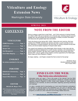 Viticulture and Enology Extension News, Spring 2021