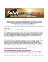 Solar Newsbriefs, March 4, 2021