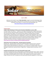Solar Newsbriefs, June 3, 2021