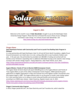 Solar Newsbriefs, August 4, 2021