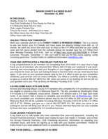 Mason County 4-H News Blast, December 16, 2020