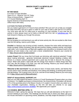 Mason County 4-H News Blast, April 1, 2021