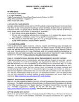 Mason County 4-H News Blast, March 15, 2021