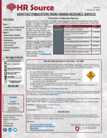 HR Source Newsletter, November 2020