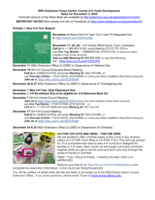 Grays Harbor County 4-H News Blast, November 3, 2020