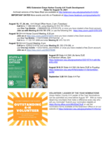 Grays Harbor County 4-H News Blast, August 10, 2021