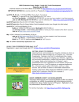 Grays Harbor County 4-H News Blast, April 9, 2021