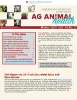 Veterinary Medicine Extension Newsletter, Winter 2021