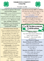 Thurston County 4-H LINK, November 13, 2020