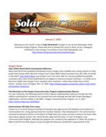 Solar Newsbriefs, January 7, 2021