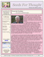 Seeds for Thought, February 2021