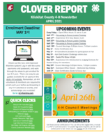 Klickitat Clover Report, April 2021