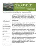 Grounded Newsletter, November 2020