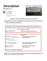 Garfield County Extension Newsletter, May-June 2021