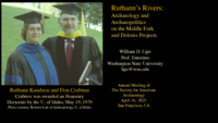 Ruthann's Rivers: Archaeology and Archaeopolitics on the Middle Fork and Dolores Projects
