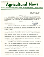 Agricultural Extension Service News, Volume 4, 1947 March 11