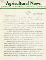 Agricultural Extension Service News, Volume 4, 1947 January 15