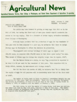 Agricultural Extension Service News, Volume 4, 1946 October 7