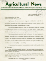 Agricultural Extension Service News, Volume 4, 1947 September 24