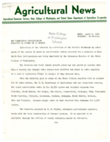 Agricultural Extension Service News, Volume 4, 1947 April 2