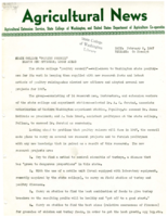Agricultural Extension Service News, Volume 4, 1947 February 5