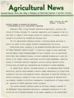 Agricultural Extension Service News, Volume 4, 1946 February 18