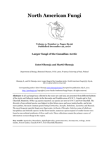 Larger fungi of the Canadian Arctic