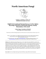Eighth International Symposium on Arctic-Alpine Mycology (ISAM 8), Beartooth Plateau, Rocky Mountains, USA 2008