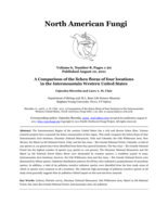 A Comparison of the lichen floras of four locations in the Intermountain Western United States
