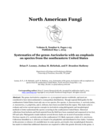 Systematics of the genus Auricularia with an emphasis on species from the southeastern United States