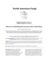 Discovery of Gyalideopsis mexicana in the United States