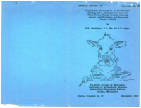 Preliminary Observations on the Relatvie Feeding Value of Dehydrated Grass in Three Forms, Finely Ground, Coarsely Ground, and Pelleted; and Sun-cured Ground Alfalfa